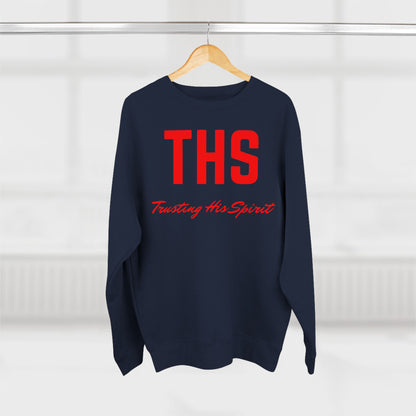 Adult THS Christian Red Letters Crewneck