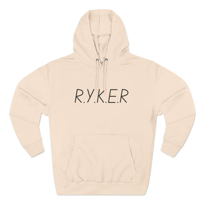 RYKER Christian Black Letters Hoodie