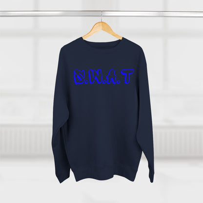 Swat Christian Blue Words Crewneck