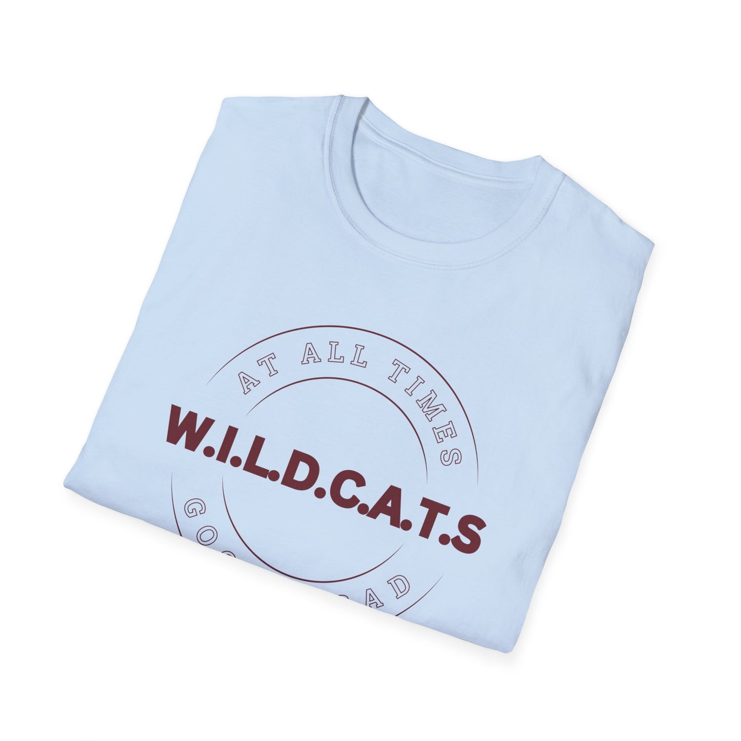 Wildcats Christian Marron Letters & Picture