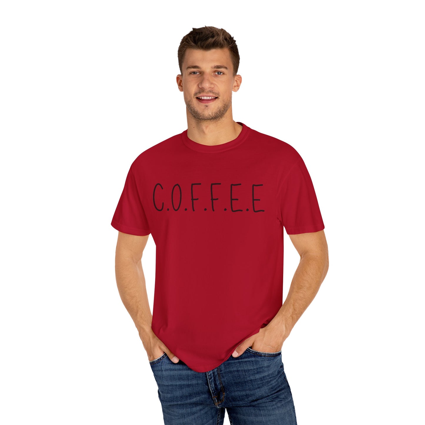 Specialty Adult Coffee Christian Blue Words & Men Image