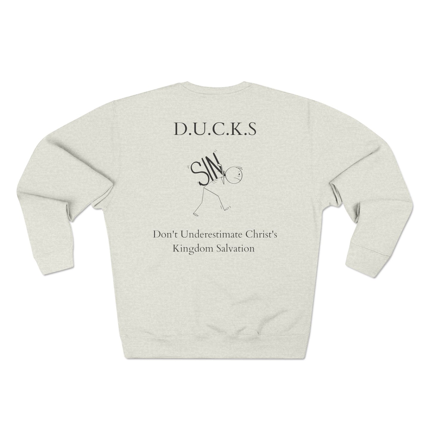 DUCKS Christian Black Crewneck