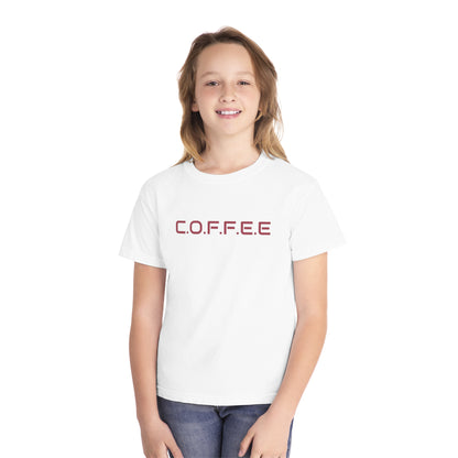 Youth Adult Coffee Christian Marron Words Only