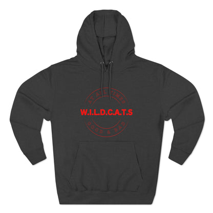 Wildcats Christian Red Letters & Picture Hoodie