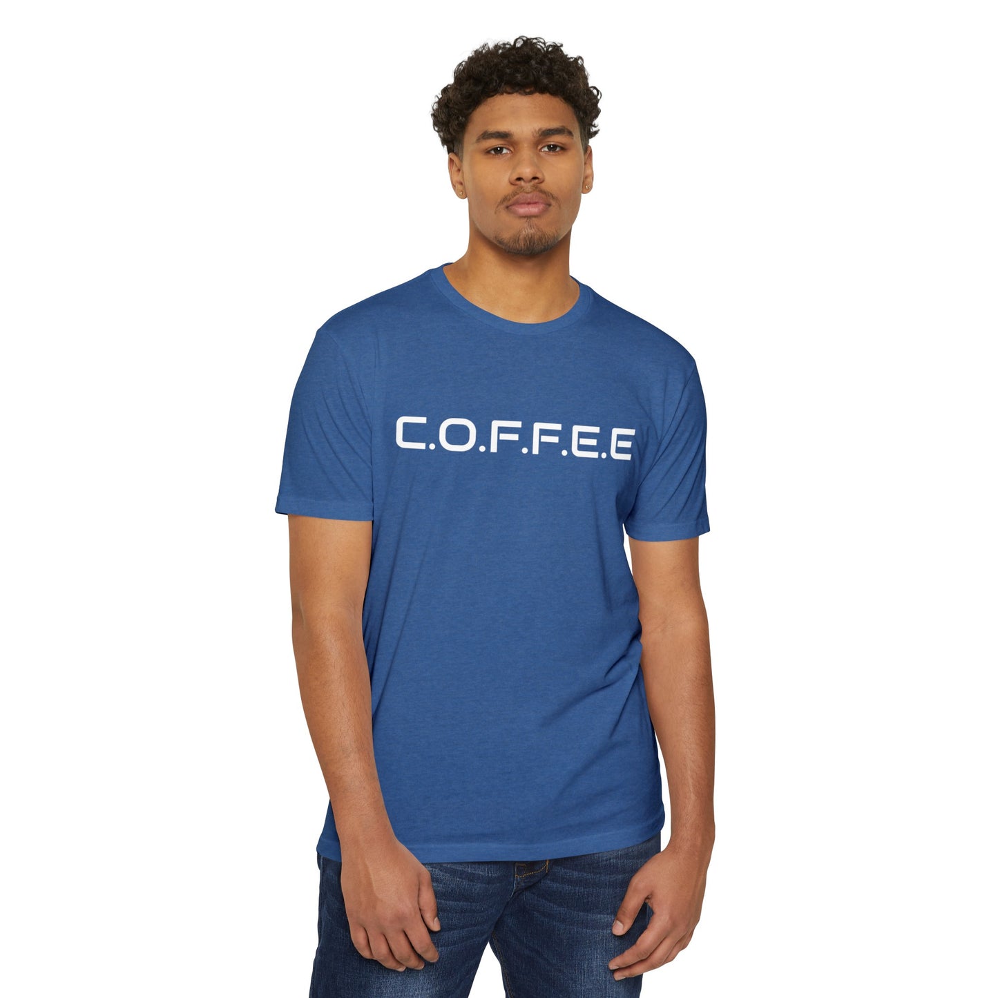 Adult Coffee Christian White Words & Image Blended