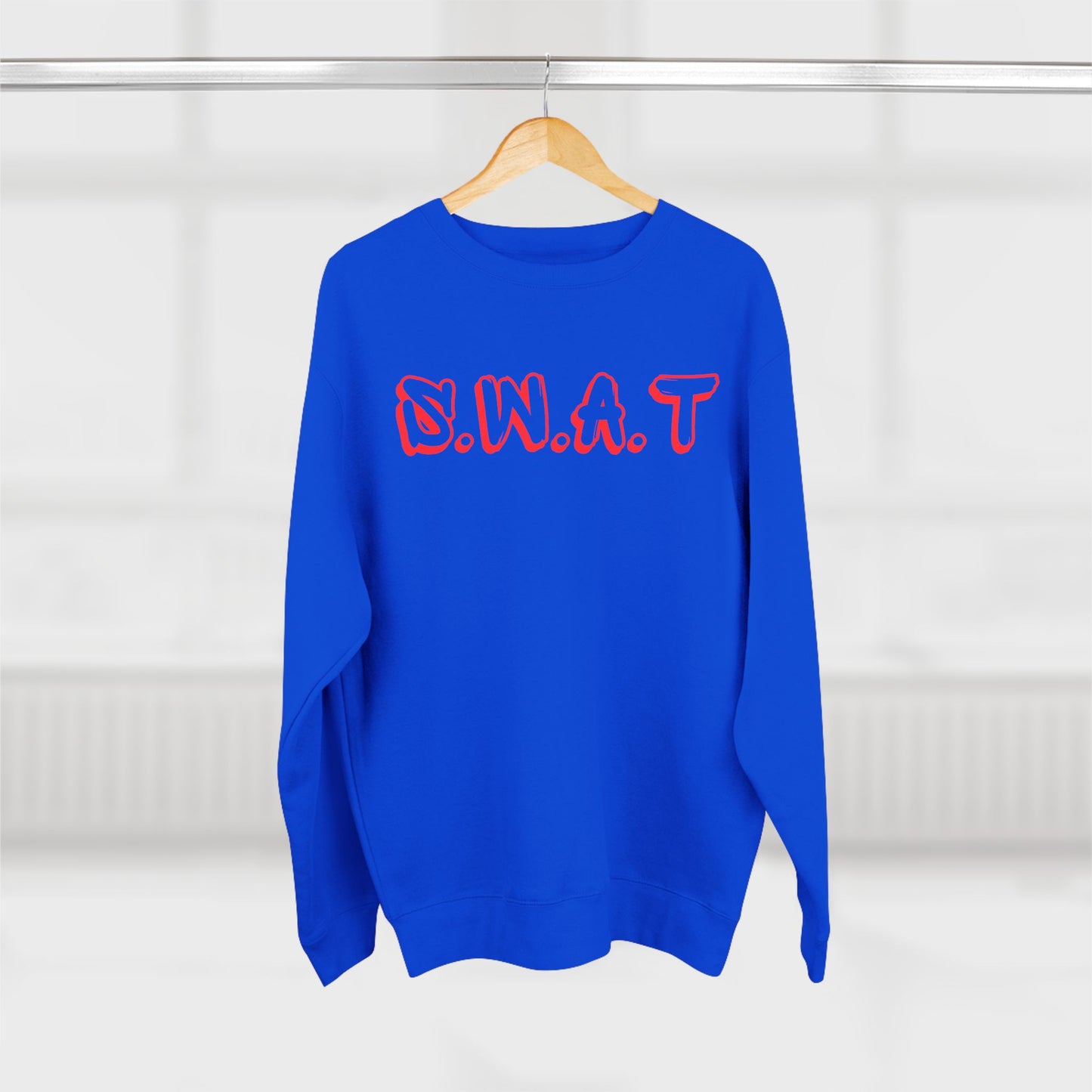 Swat Christian Red Words Crewneck