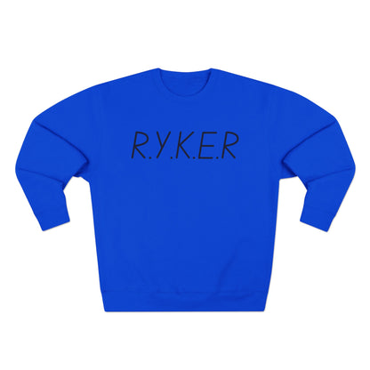 RYKER Christian Black Letters Crewneck