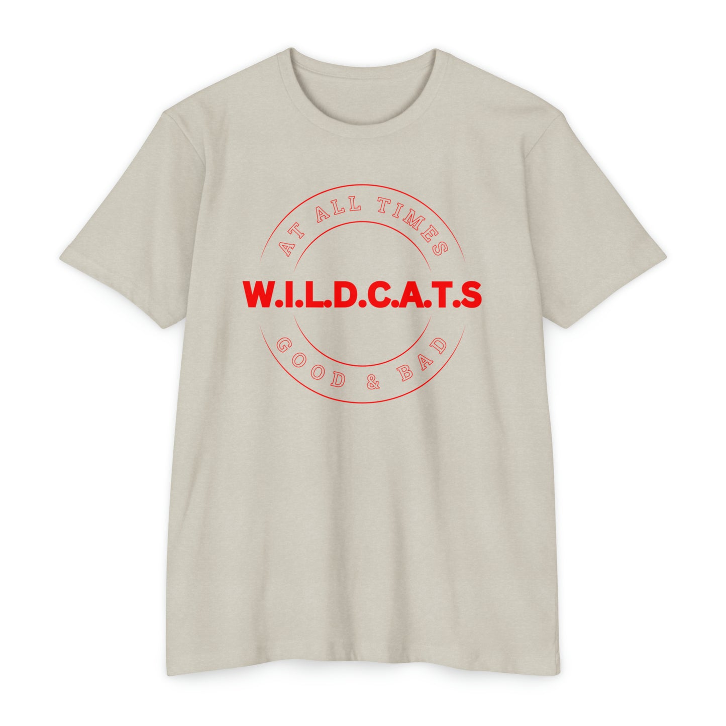 Wildcats Christian Red Letters & Picture