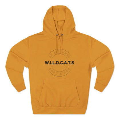 Wildcats Christian Black Letters & Picture Hoodie