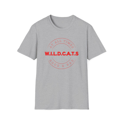 Wildcats Christian Red Letters & Picture