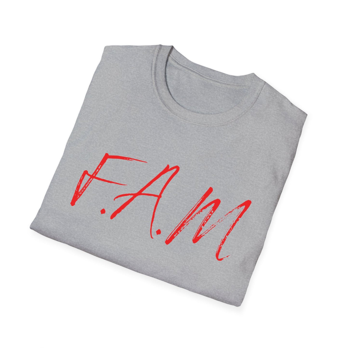 Fam Christian Red Letters & Image