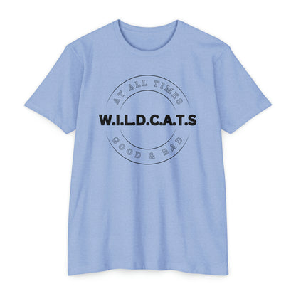 Wildcats Christian Black Letters & Picture