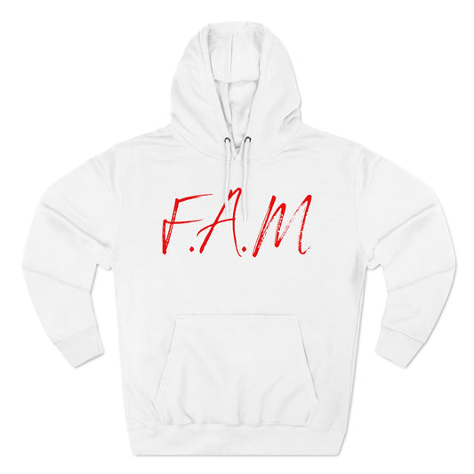 Fam Hoodie Red Words