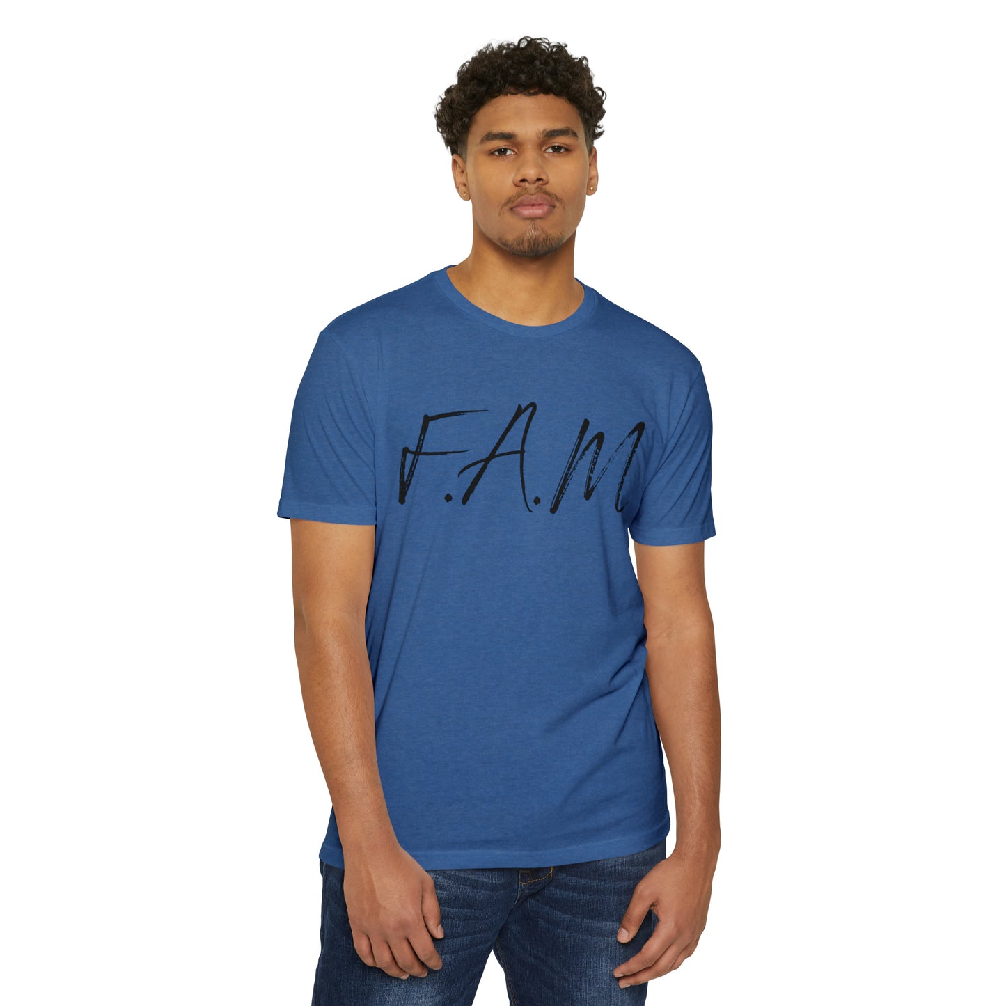 Fam Christian Black Letters & Image Blended