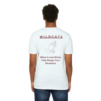 Wildcats Christian Marron Letters & Picture