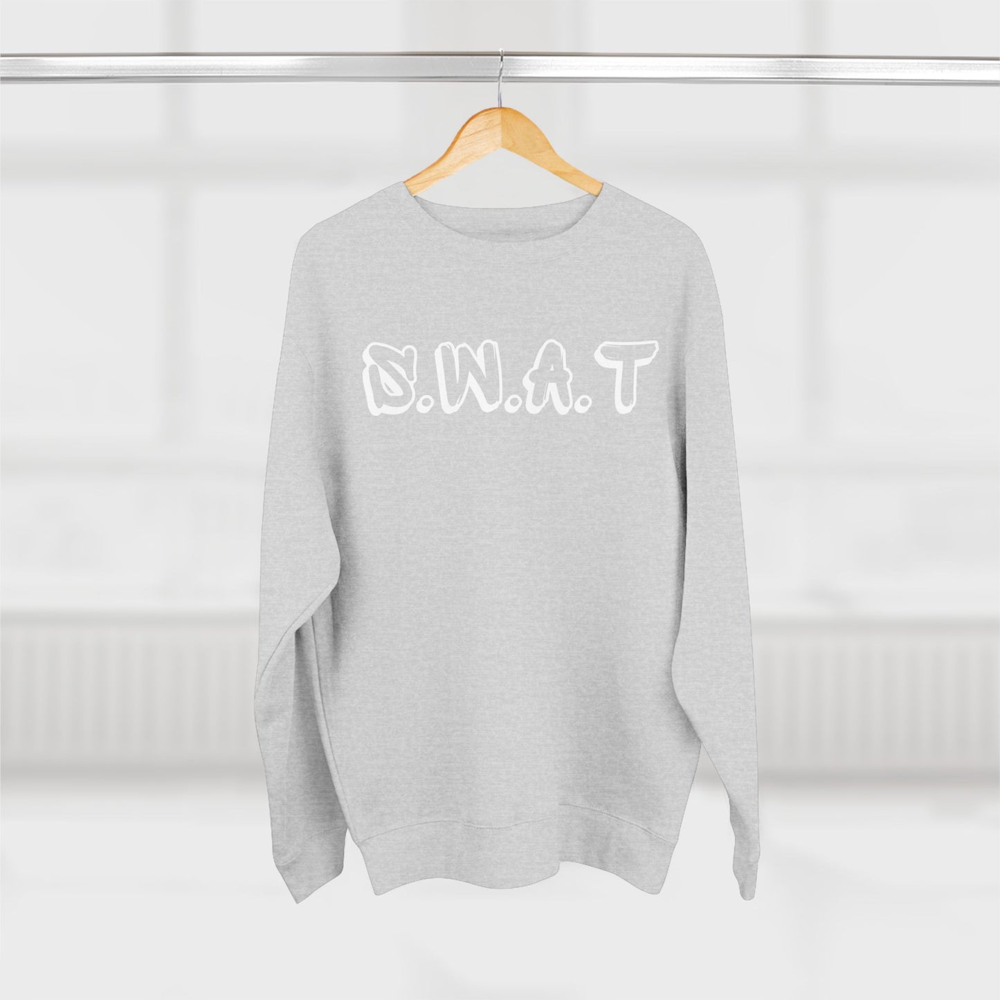 Swat Christian White Words Crewneck