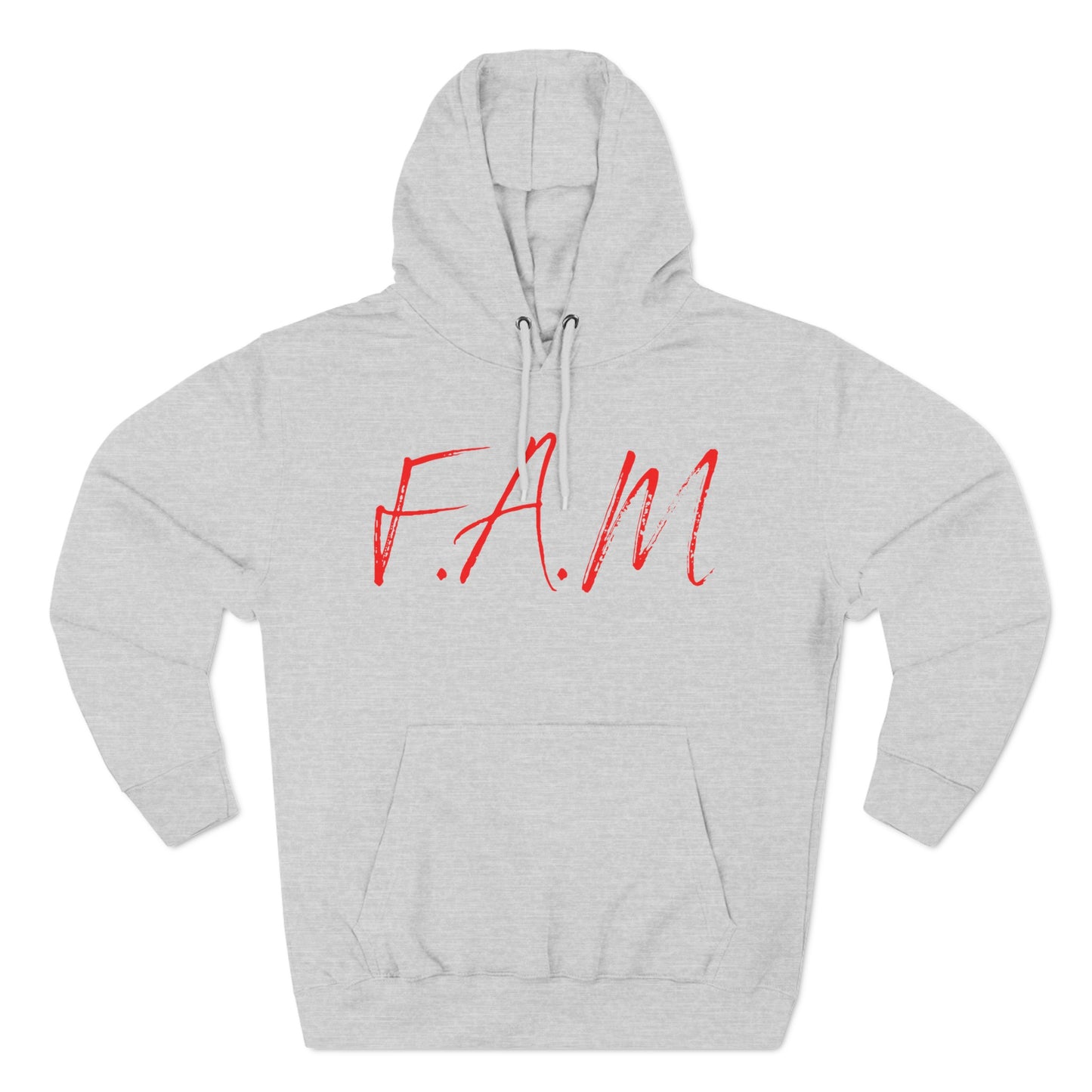 Fam Hoodie Red Words