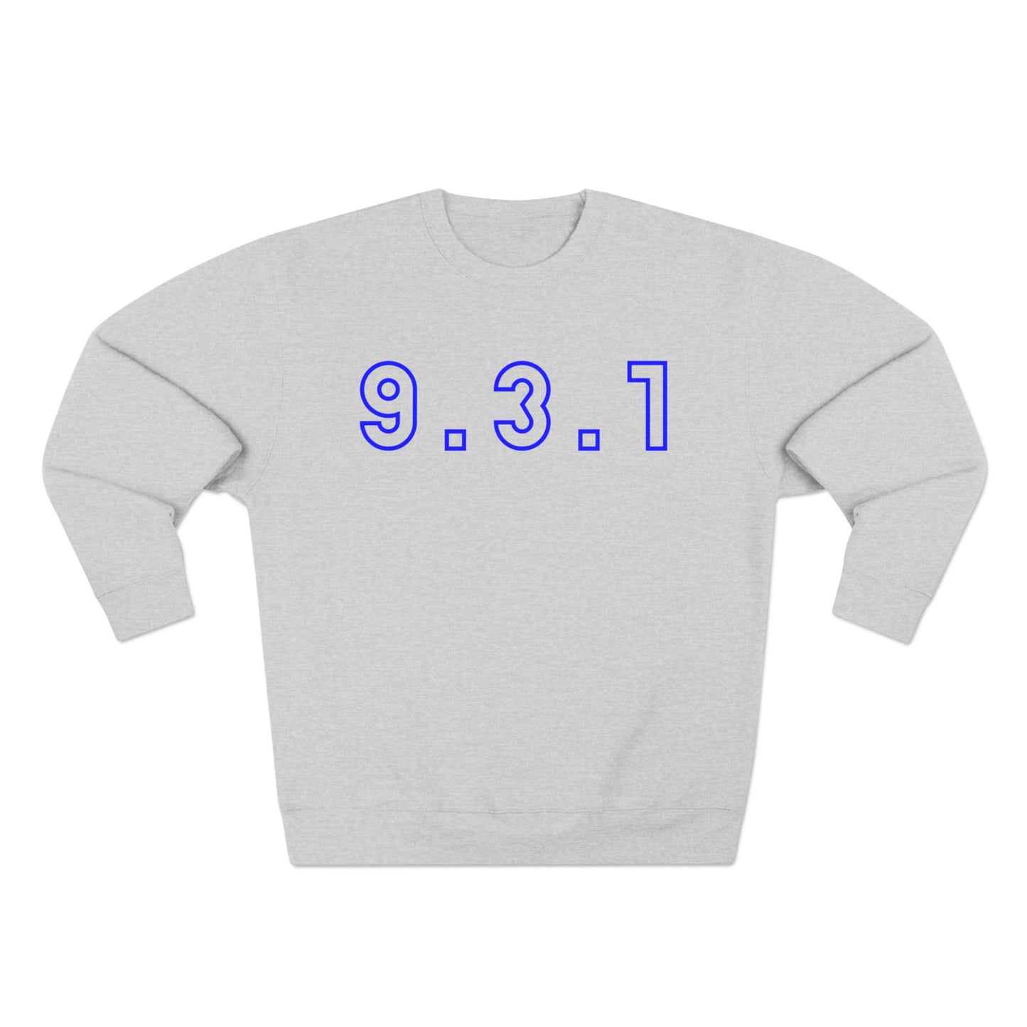 931 Crewneck Blue Words