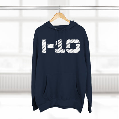 I-10 Christian White Words Hoodie