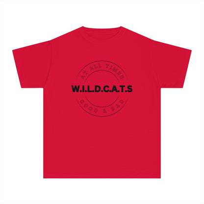 Youth Wildcats Christian Black Letters & Picture