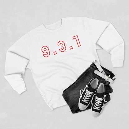 931 Crewneck Red Words