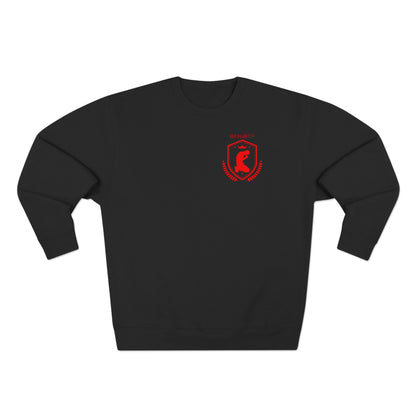 Heights Christian Red Letters & Image Crewneck