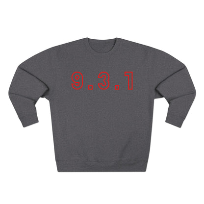 931 Crewneck Red Words