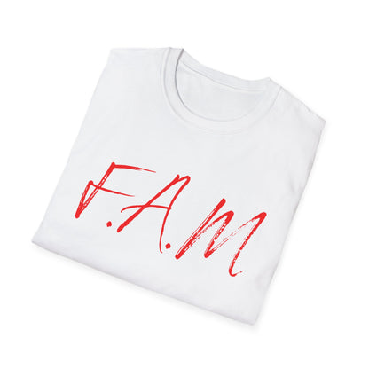 Fam Christian Red Letters & Image