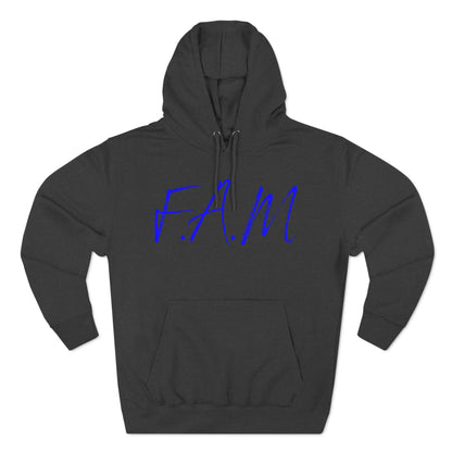 Fam Hoodie Blue Words