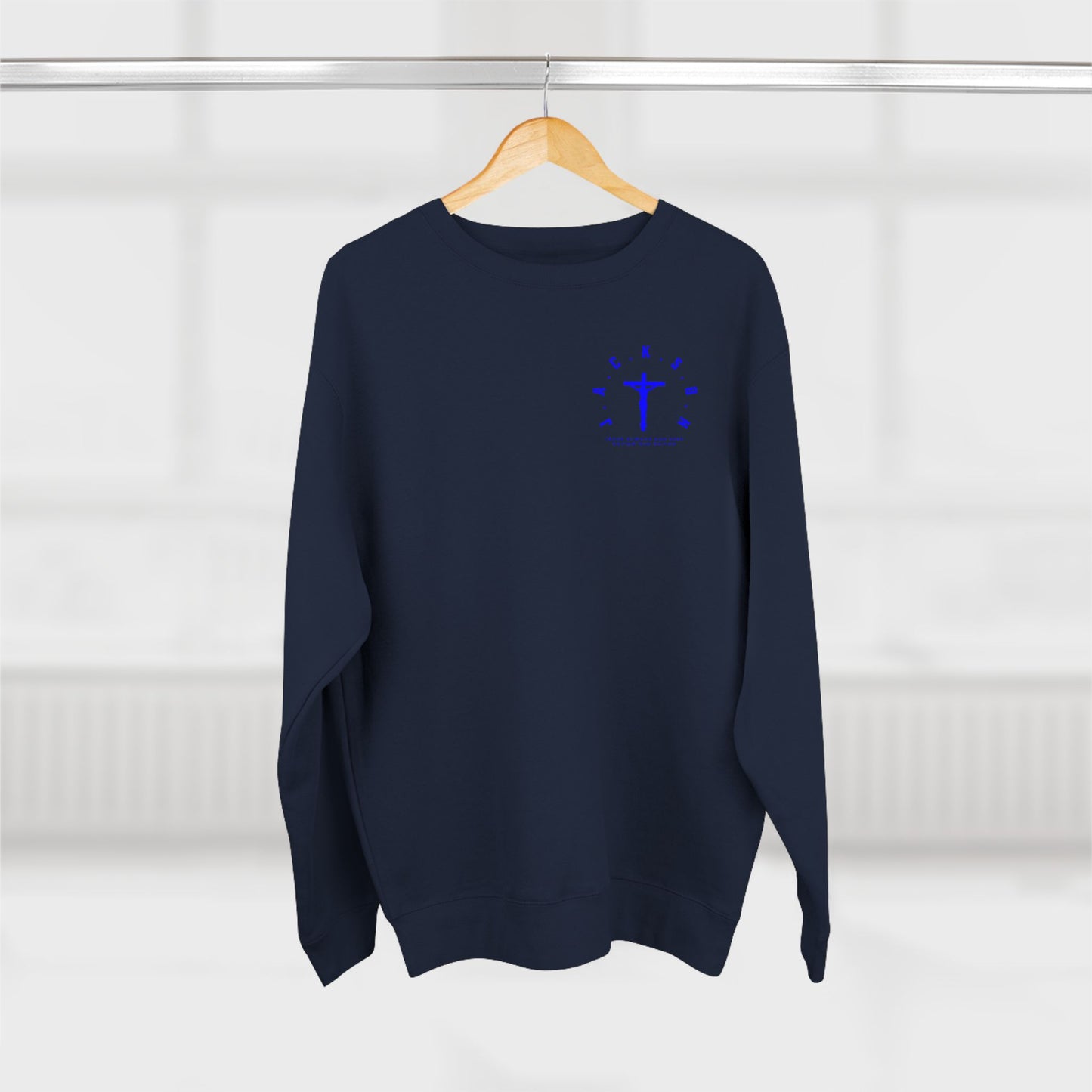 Jackson Blue Cross & Letters Crewneck