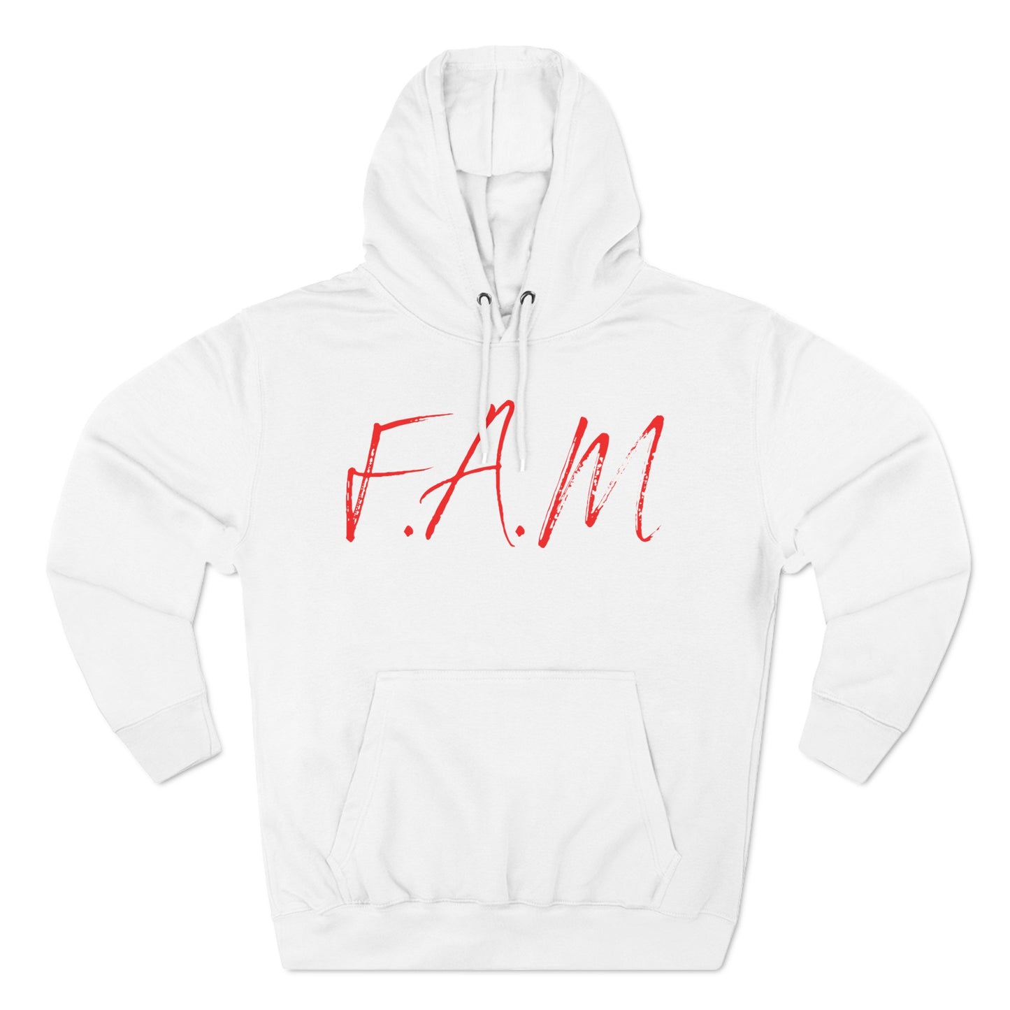 Fam Hoodie Red Words