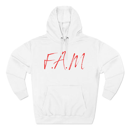 Fam Hoodie Red Words