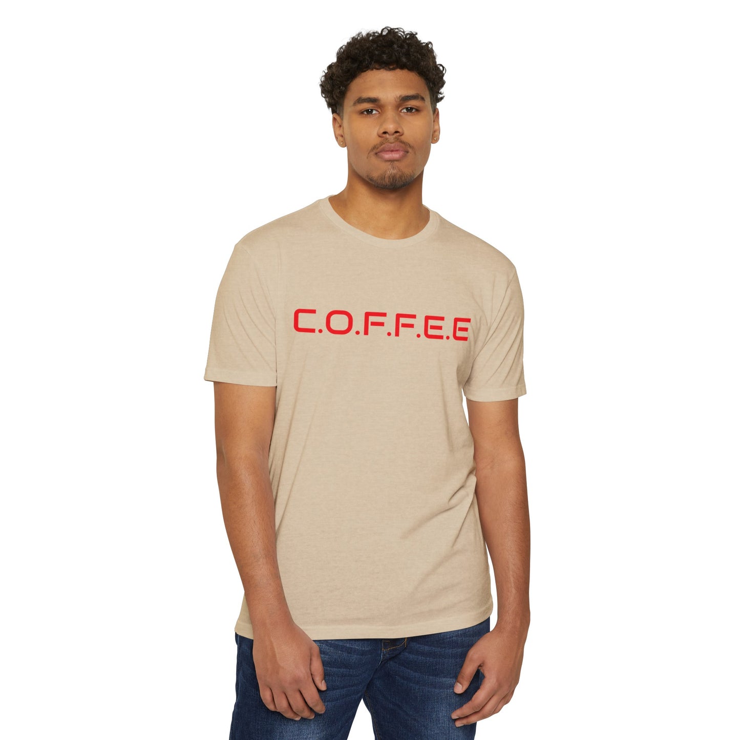 Adult Coffee Christian Red Words Only Blended