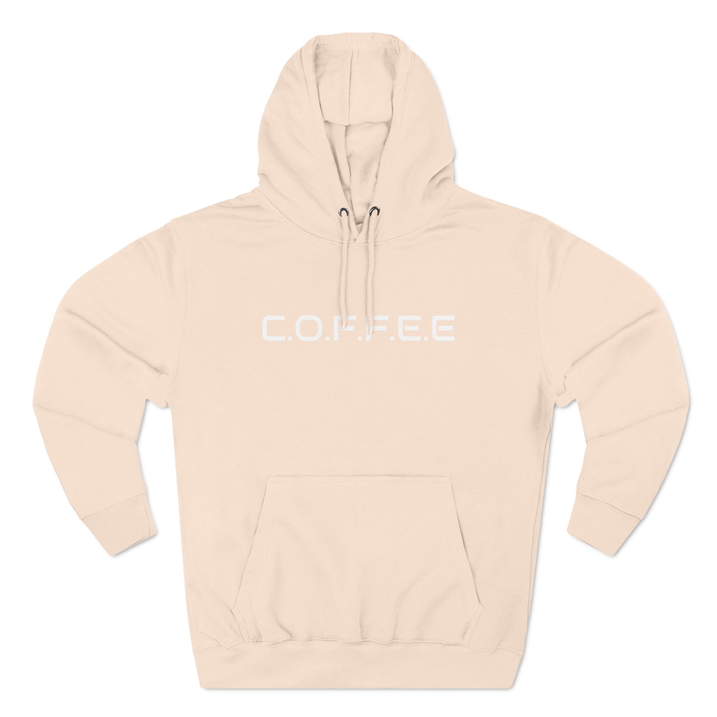 Adult Coffee Christian White Letters & Image Hoodie