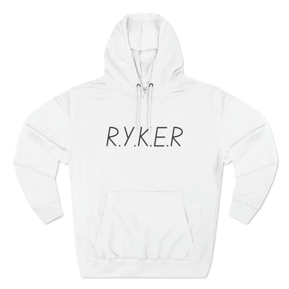 RYKER Christian Black Letters Hoodie