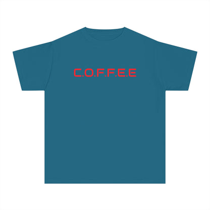 Youth Adult Coffee Christian Red Words Only