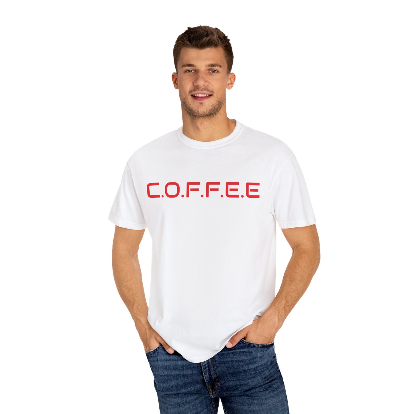 Adult Coffee Christian Red Words Only