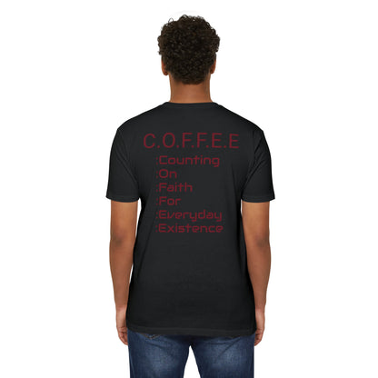 Adult Coffee Christian Marron Words Only Blended