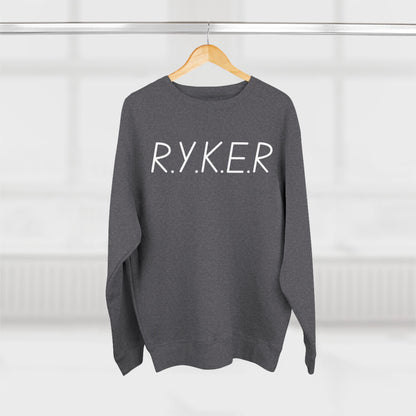 RYKER Christian White Letters Crewneck