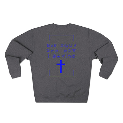 931 Crewneck Blue Words