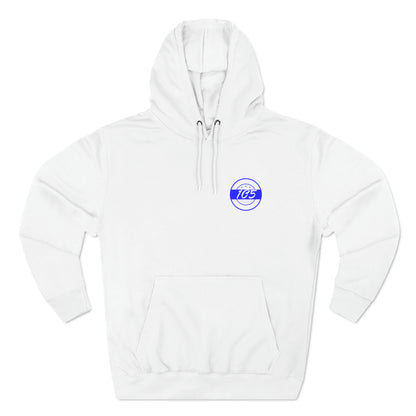 Adult 105 Christian Blue and White Letters Hoodie