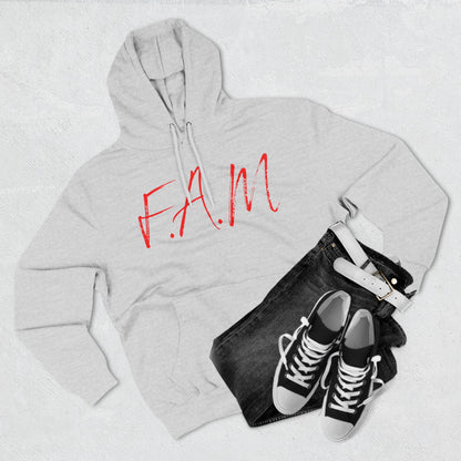 Fam Hoodie Red Words