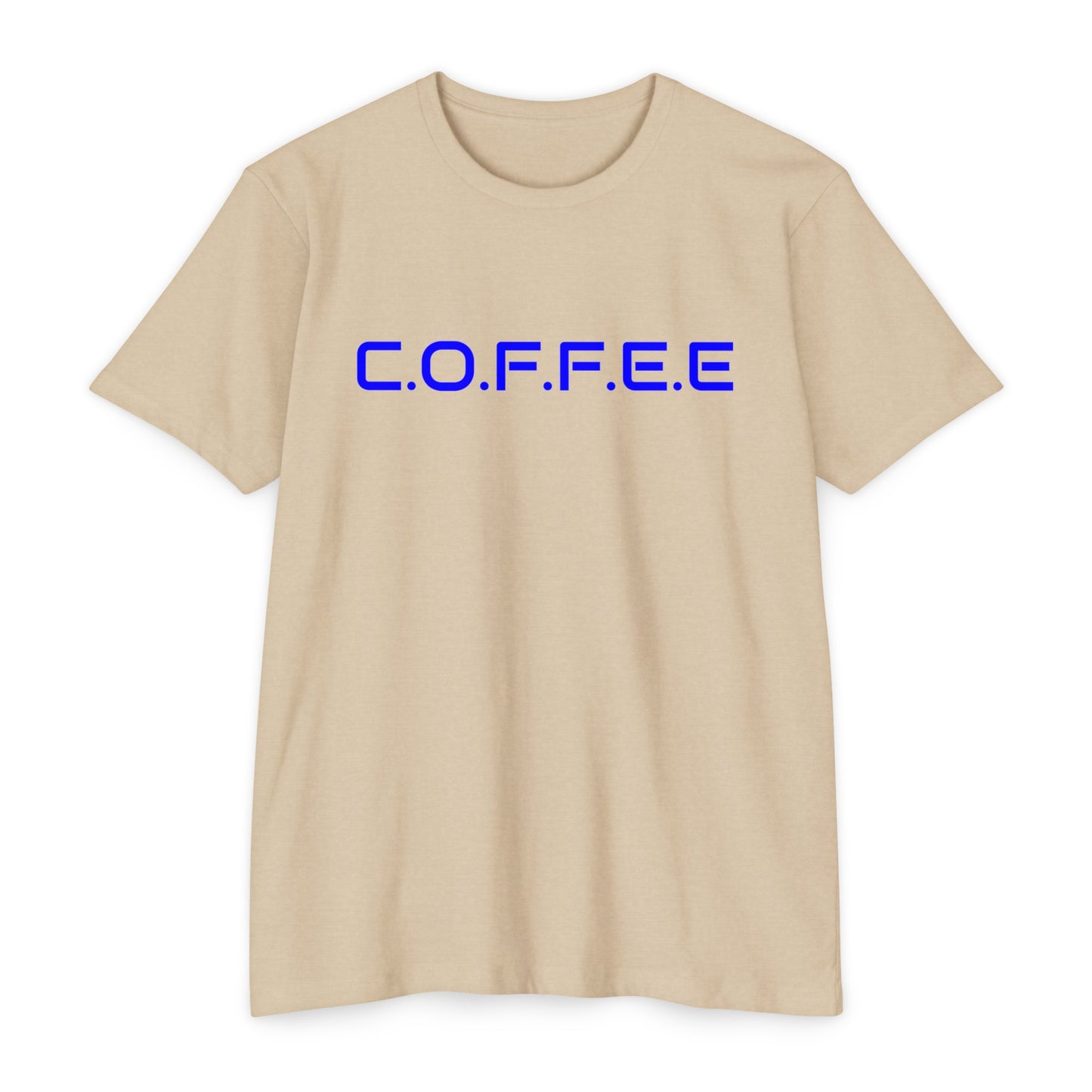 Adult Coffee Christian Blue Words Only Blended