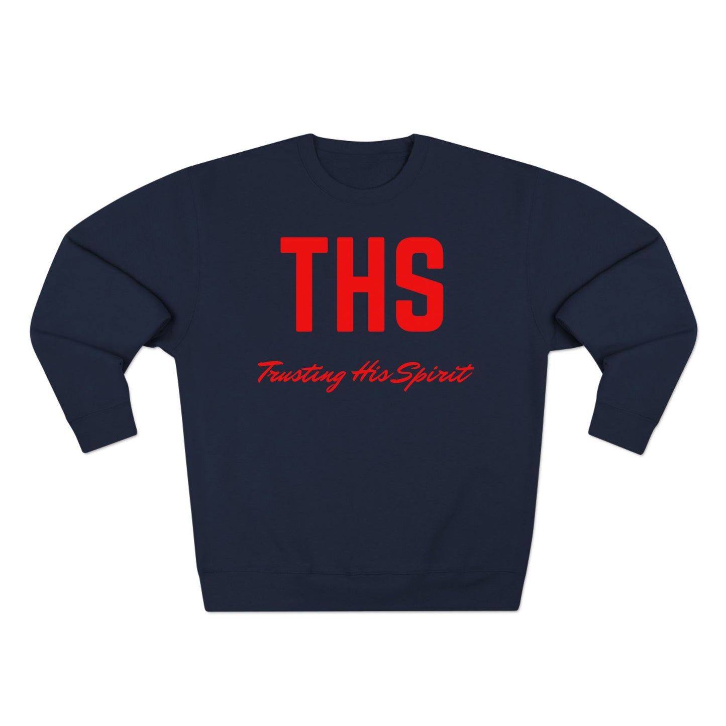 Adult THS Christian Red Letters Crewneck