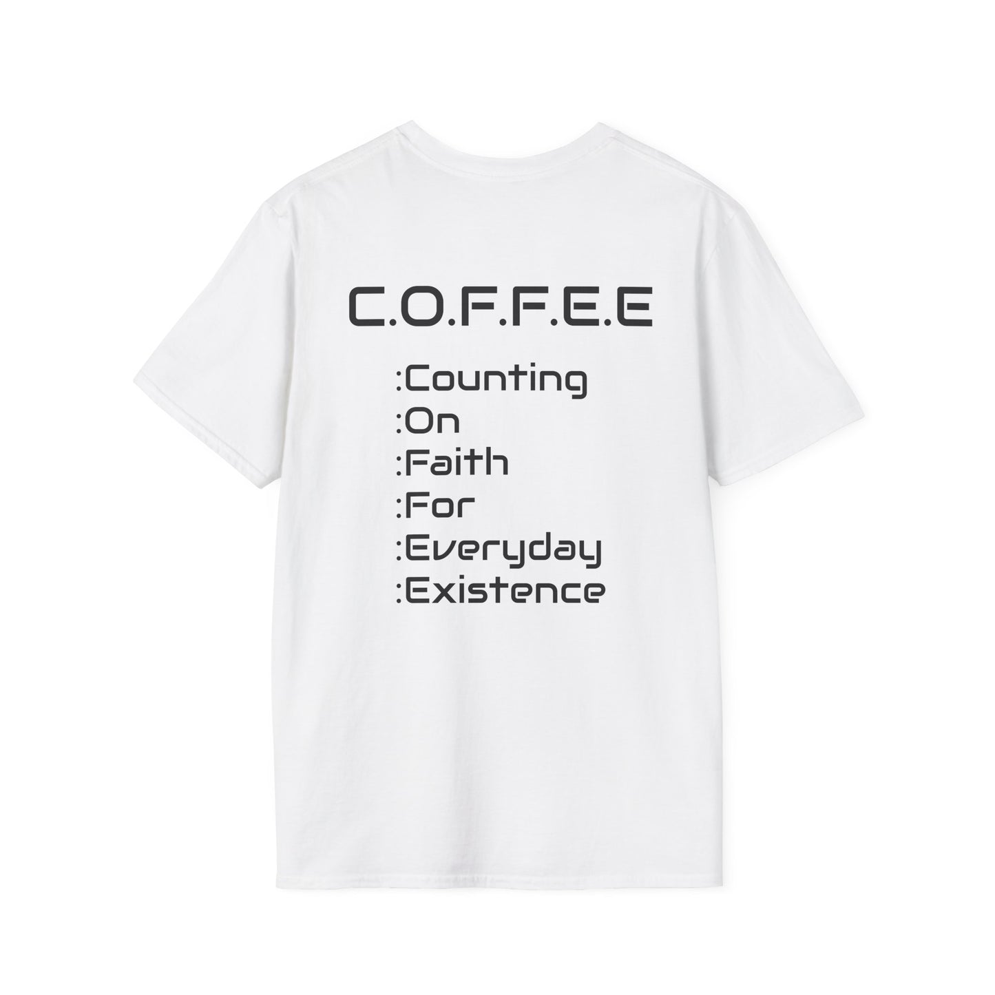 Adult Coffee Christian Black Words Only