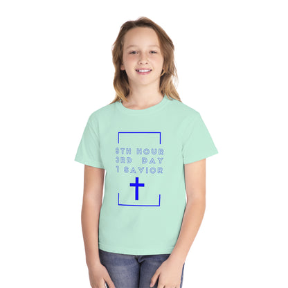 Youth 931 Christian Blue Letters