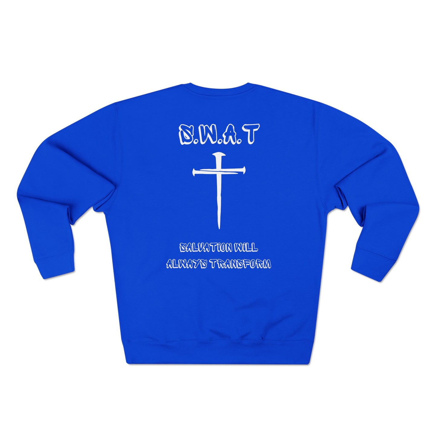 Swat Christian White Words Crewneck