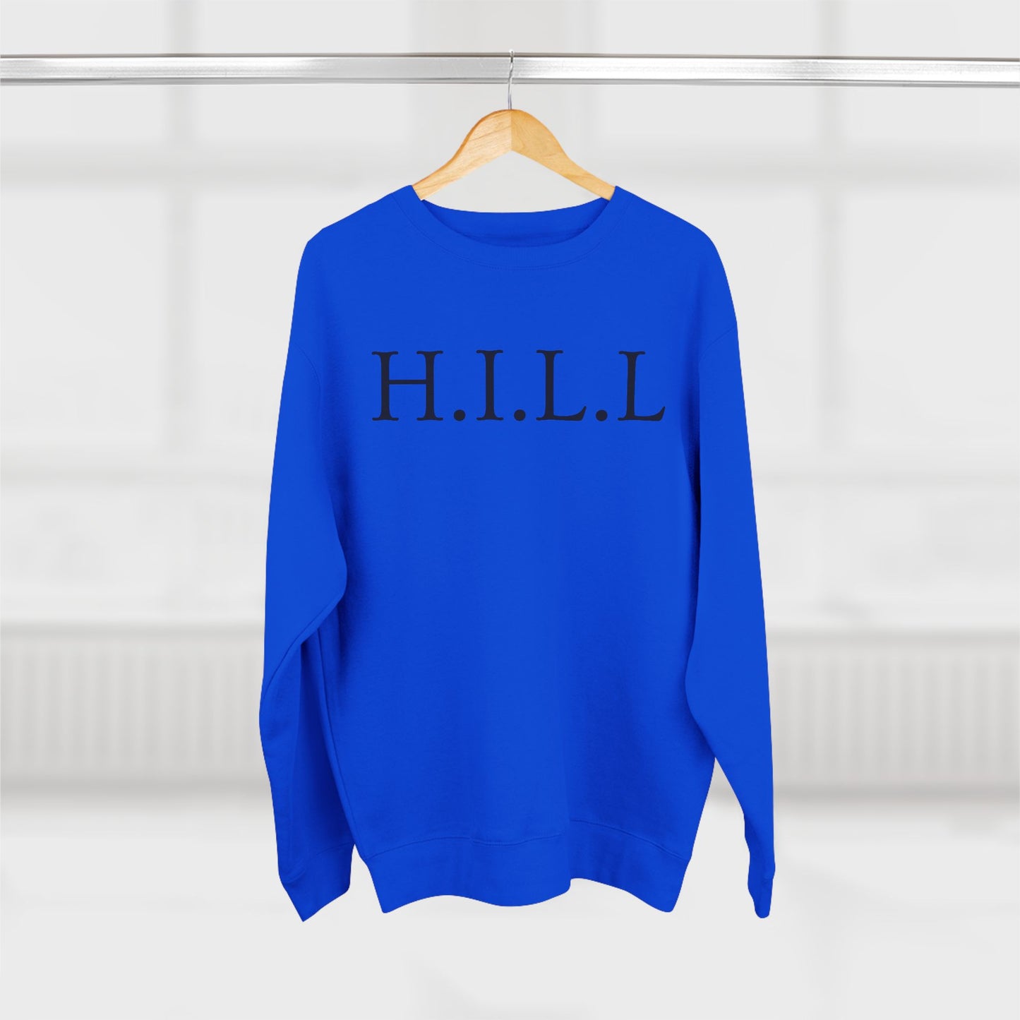 Hill Christian Black Words Crewneck