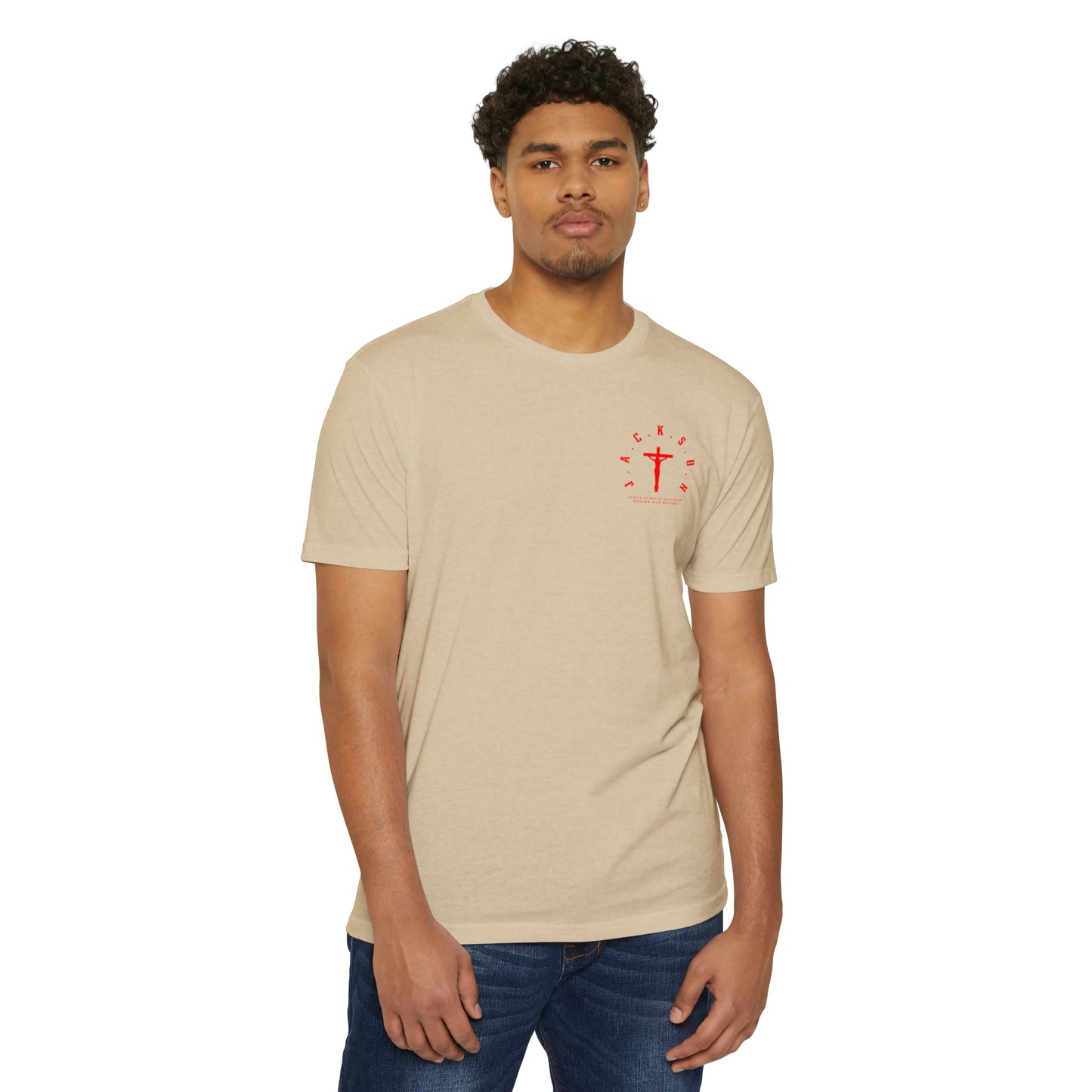 Jackson Red Cross & Letters Blended