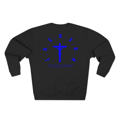 Jackson Blue Cross & Letters Crewneck